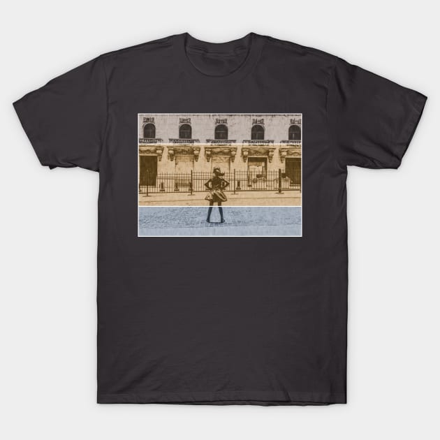 The Fearless Girl T-Shirt by goldstreet